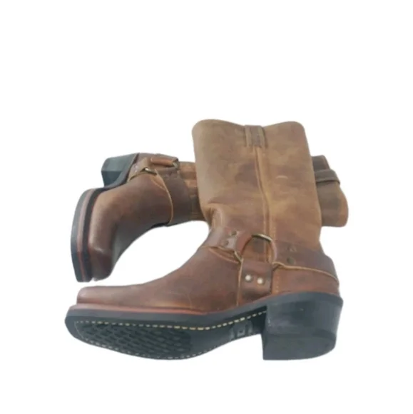 Frye Harness 12R Boots 7730 Women's Size 6.5 M Made In The USA Retail $498 - Picture 14 of 16